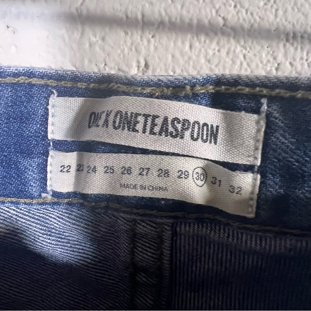 One X Oneteaspoon Cut Off Shorts Size 30 - Picture 3 of 4
